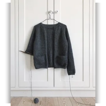 Кардиган из мохера Copenhagen - Peteteknit