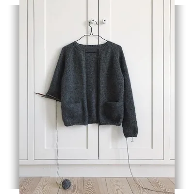 Кардиган из мохера Copenhagen - Peteteknit