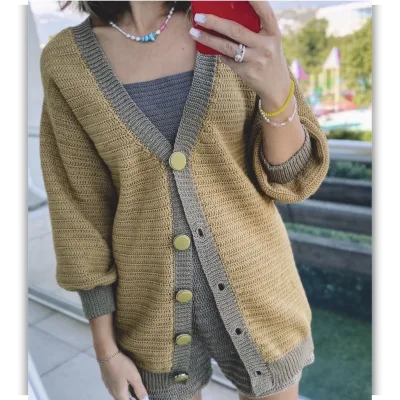 Кардиган крючком - mary.knitting