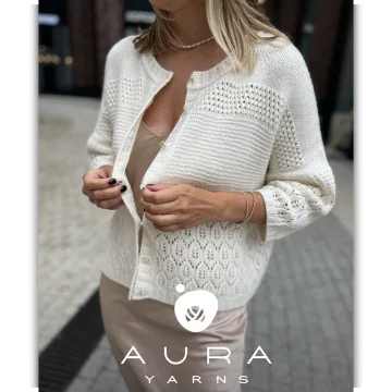 Кардиган Openwork - Aurayarns