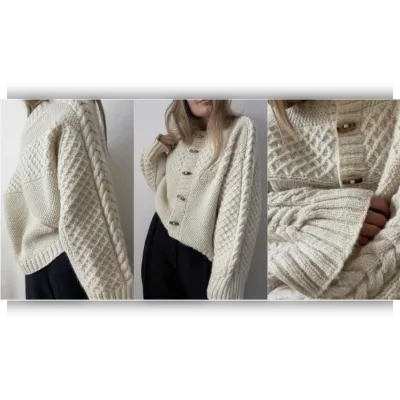 Кардиган оверсайз Haraboji - Aeggyknit