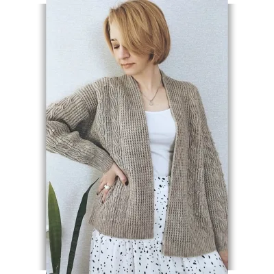 Кардиган Рустикаль - Viscozzi.crochet