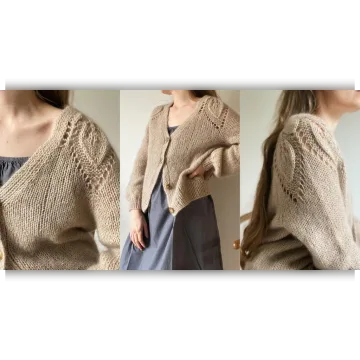 Кардиган с листьями Chunky Dahlia - Lene Holme Samsøe