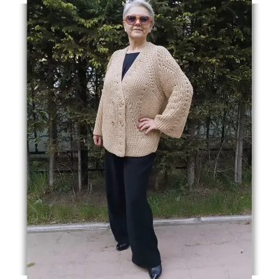 Кардиган Шервино - cvetova_knit