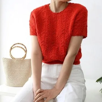 Кашемировый ажурный топ Le Tulip Summer - miir_knits