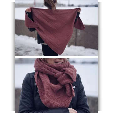 Классический треугольный платок - tumaca alpaca