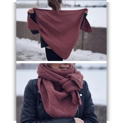 Классический треугольный платок - tumaca alpaca