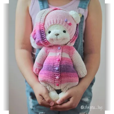 Комбинезон и шапочка для мишки - koturgina_toys