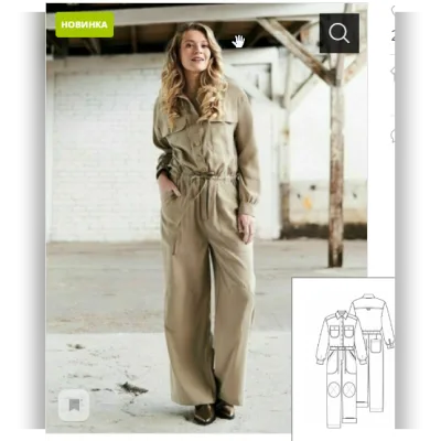 Комбинезон в брутальном стиле №22 4/2022 - Knipmode Fashionstyle