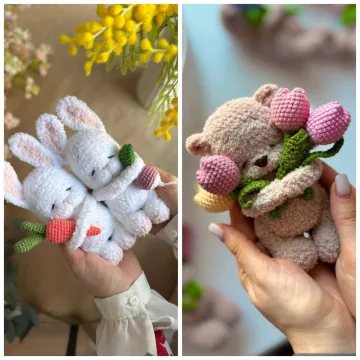 Комбо Апрельские зайки и Мартовские мишки