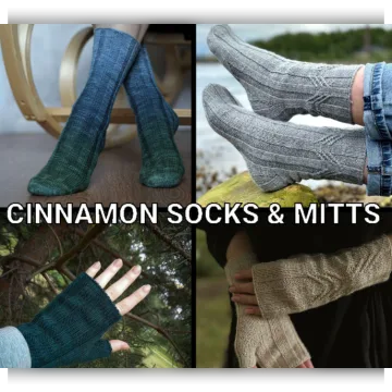 Комбо описаний Cinnamon Socks & Mitts - Анна Абелит