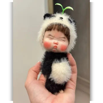 Костюм Пандочки спицами