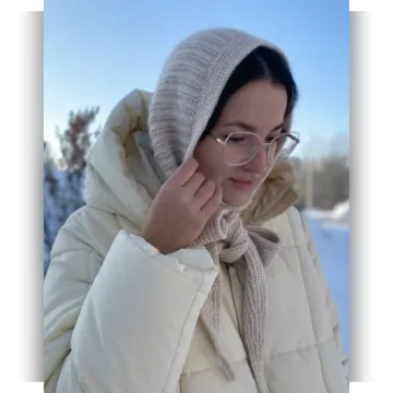 Косынка-капюшон Adele - Екатерина Хмелидзе