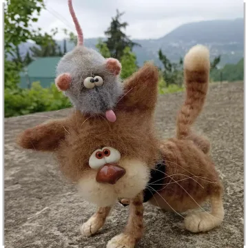 Кот Бубенчик и мышонок Пик