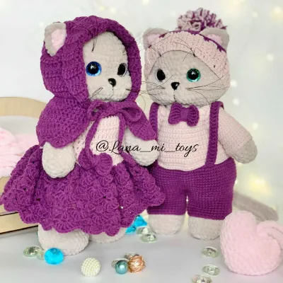 Котенок в одежде - lana_mi_toys