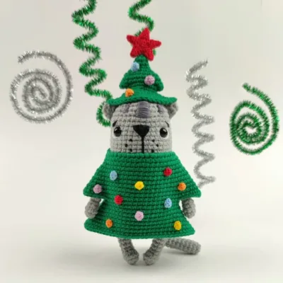 Котик в костюме елки - Анжела Феклина
