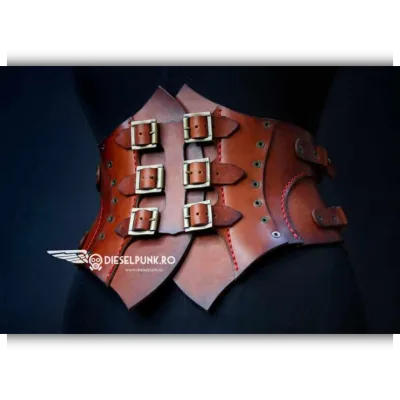 Кожаный корсет в стиле «Steampunk» - DieselpunkRo