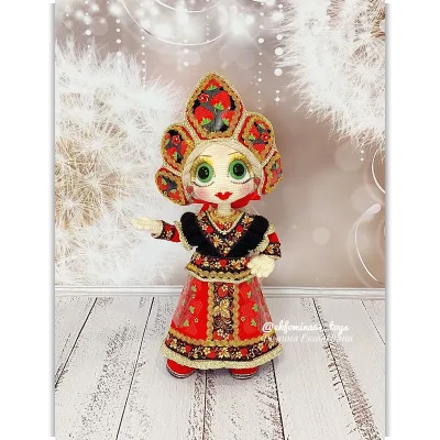 Кукла Хохломская красавица - Екатерина Фомина