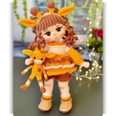Кукла Жирафочка Зузум, перевод - Suen Baby Amigurumi