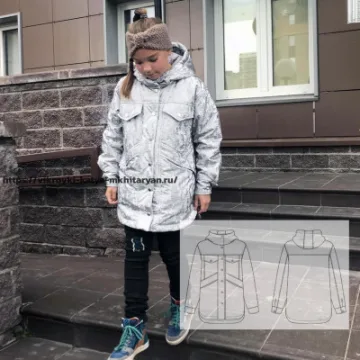 Куртка-рубашка WOW. размер 92-164