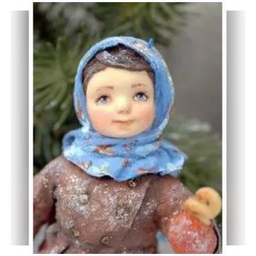 Лепка и роспись лица для ватной игрушки
