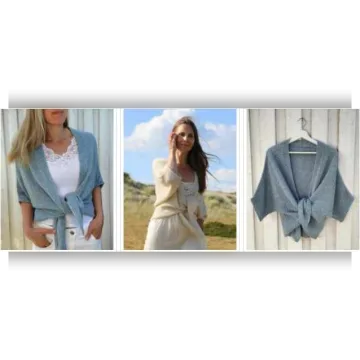 Летний кардиган Fungus Shawl Cardigan - Refined Knitwear