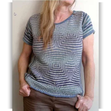 Летний вязаный топ Mazing - AlfaKnits