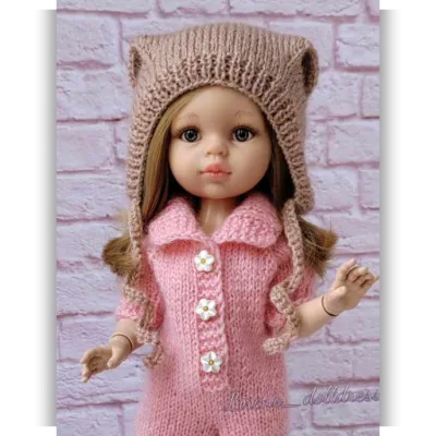 Lirene's dolls Шапочка с ушками Мишка» для кукол Паола Рейна 32 см - Lirene Dolldress
