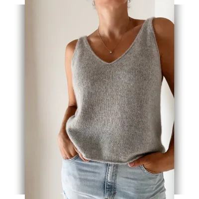 Майка вязаная сверху Home Camisole - Caidree