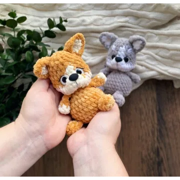 Малыши корги и хаски