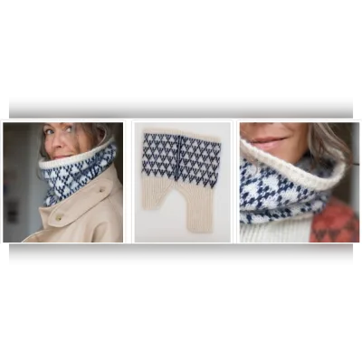 Манишка спицами Spot Cowl - Вяжи.ру