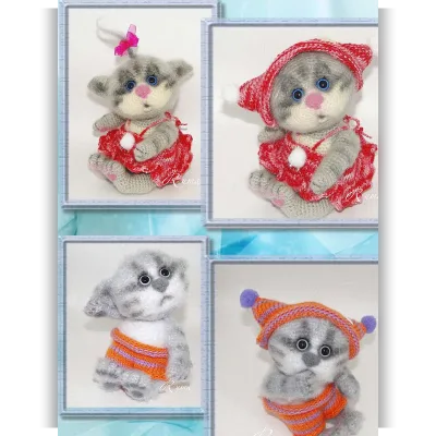 Мастер-класс 2 в 1 Мотя и Котя - Мария Бучнева