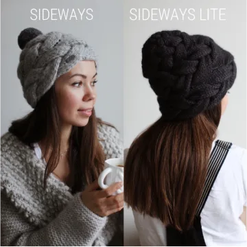 Мастер класс 2-х шапок SIDEWAYS + SIDEWAYS LITE - Светлана Селиванова