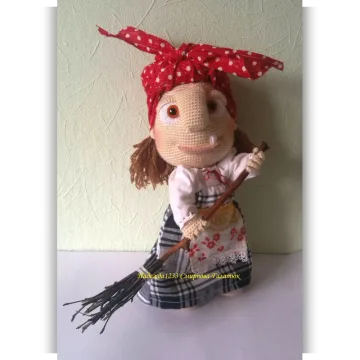 Мастер-класс Бабушка Яга. Вязание