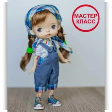 Мастер класс и выкройка комбинезона Кб05 для куклы Монст