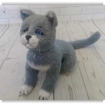 Мастер класс "котик Сема"