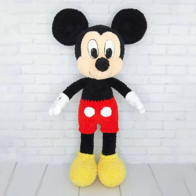Мастер-класс Микки Маус из плюшевой пряжи - goozell_toys