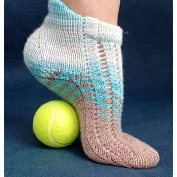 Мастер-класс носочки Спортлайт - socksscarfknit