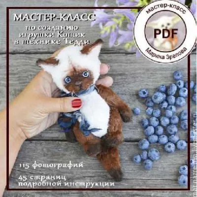 Мастер-класс по сиамскому котику - Марина Зрелова