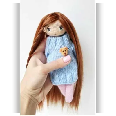 мастер класс по созданию вязаной игровой куклы - Ольга Радость