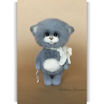 мастер класс по вязанию крючком "кот Мартик"