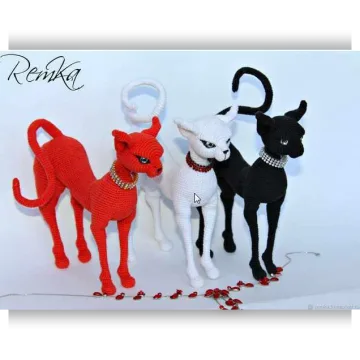 Мастер-класс по вязанию крючком"Кошечки бывают разные." (Ксения Ремнева)