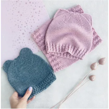 Мастер-класс по вязанию шапочек с ушками Little friends - avgustina_knit