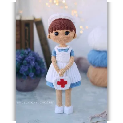 Медсестра Маргарет - pollytoys_crochet