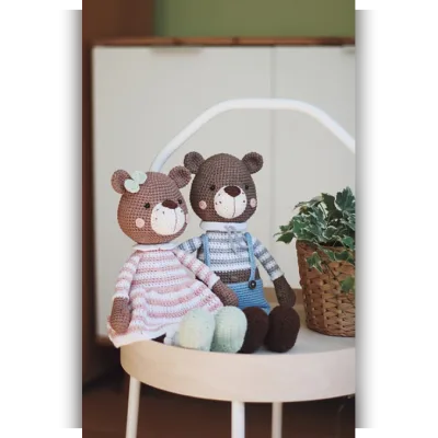 Медвежата Amigurumi Bear Family - Diana Patskun