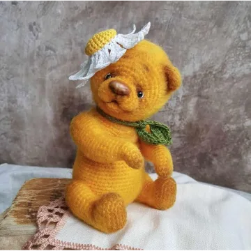 Мишка ромашка