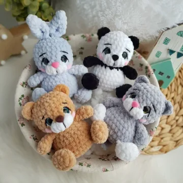Мишка, Зайчик, Котик» из серии МК «Крошки-Горошки»
