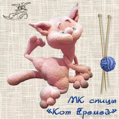 МК "Кот Еремей". Спицы (описание вязания) - Светлана Перцева