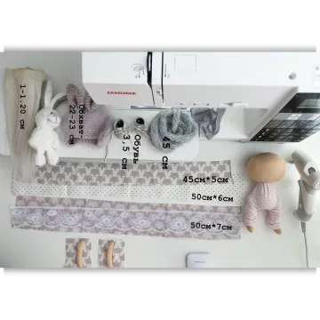 МК Многослойное платье для куклы 18 см