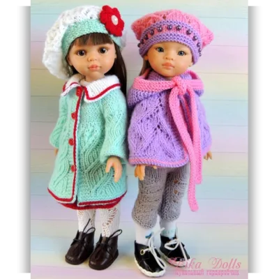 МК "Осенний листопад". PDF-журнал спицами для кукол Paola Reina - Lika Dolls